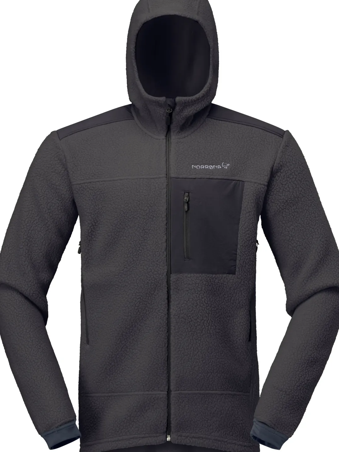 Norrøna Men's Trollveggen Warm3 Zip Hood Phantom