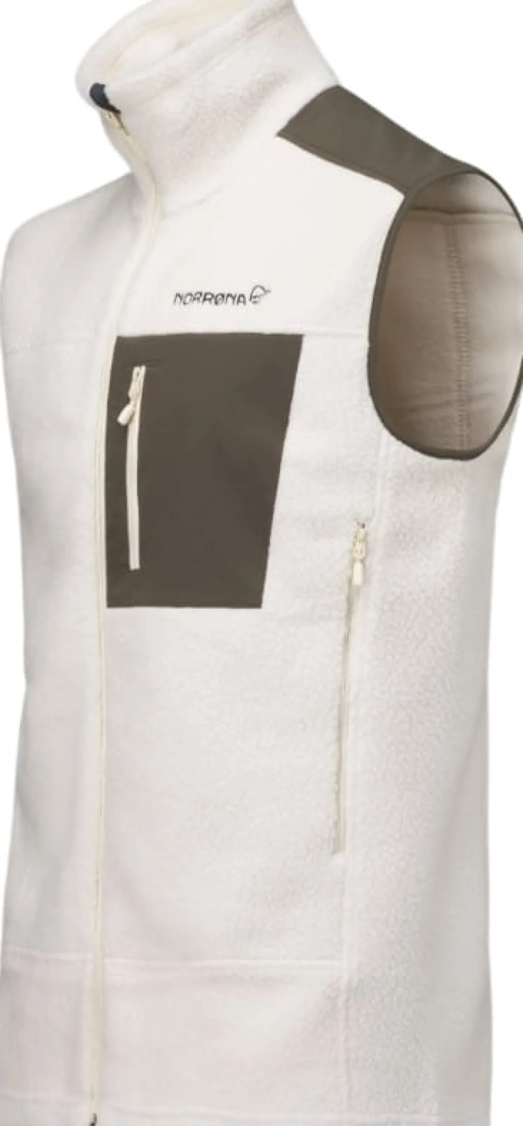 Norrøna Men's Trollveggen Warm3 Vest Whisper White