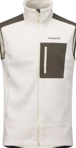 Norrøna Men's Trollveggen Warm3 Vest Whisper White