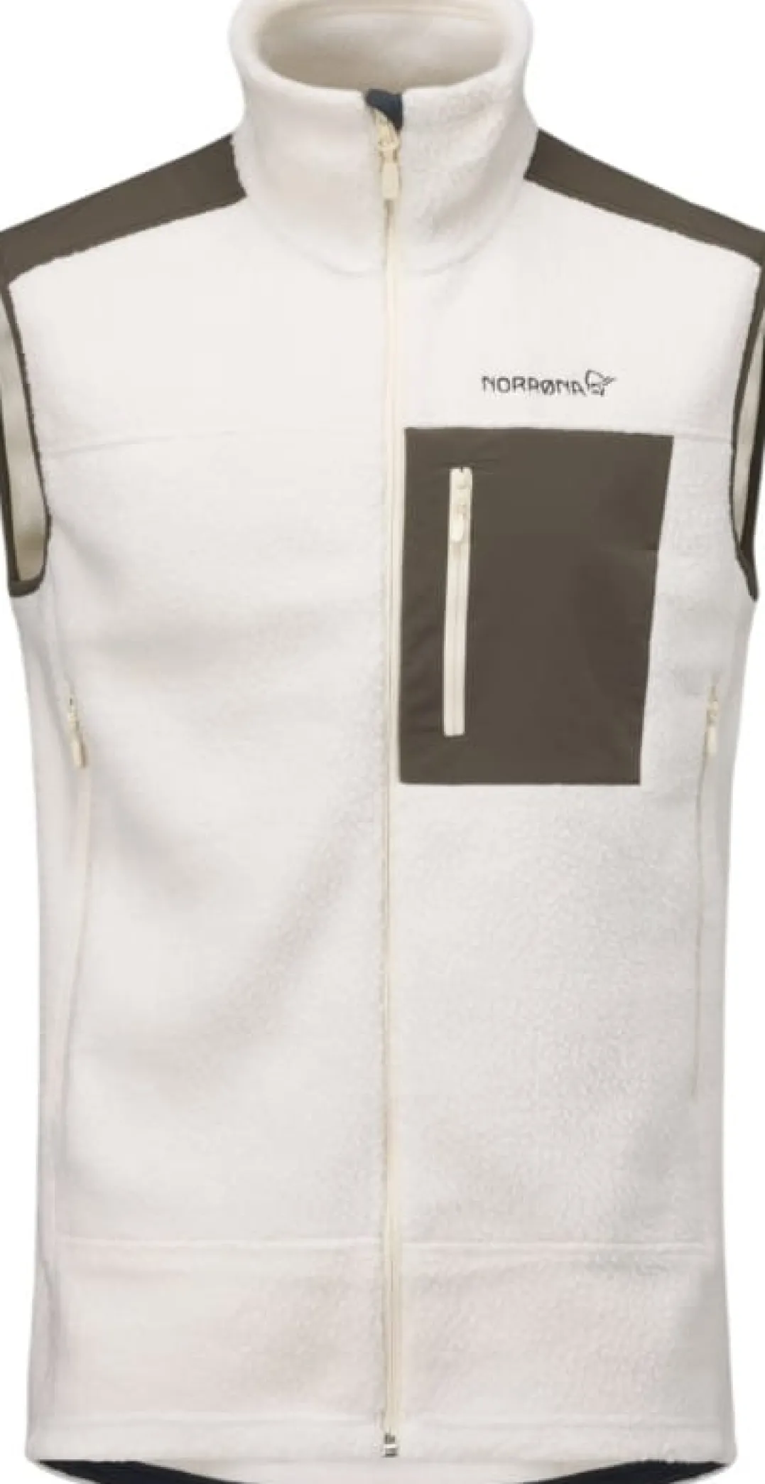 Norrøna Men's Trollveggen Warm3 Vest Whisper White