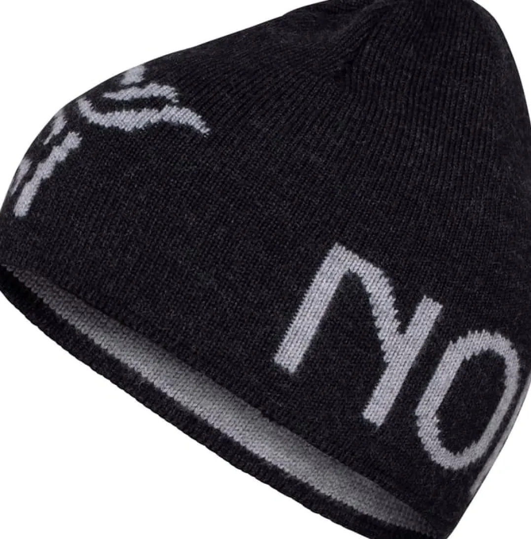 Norrøna /29 Merinoull Logo Beanie Caviar Melange