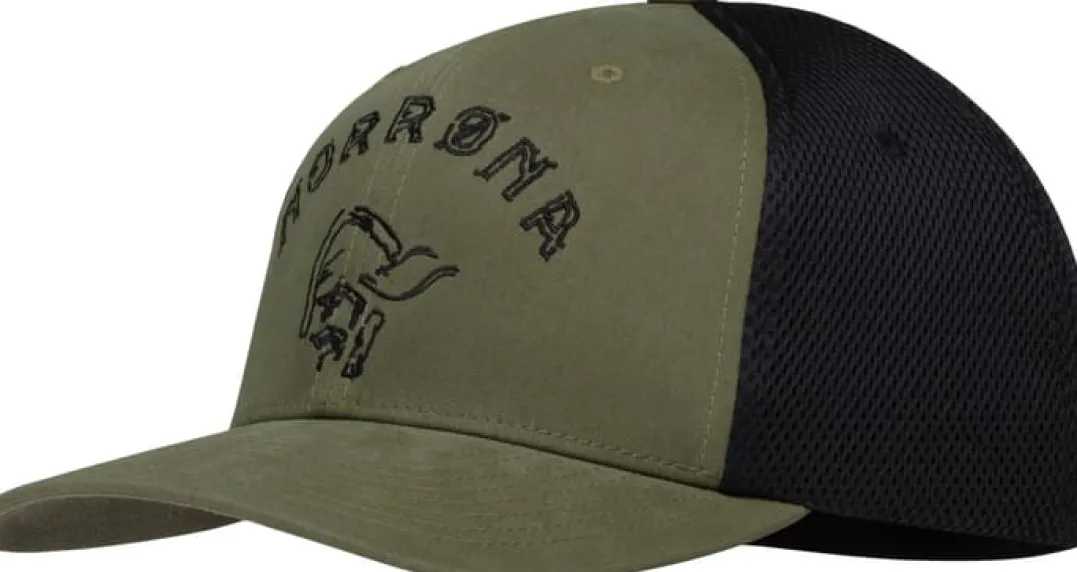Norrøna /29 Mesh Flexfit Cap Olive Night/Caviar