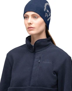 Norrøna /29 Mid Cotton Logo Beanie Indigo Night Melange
