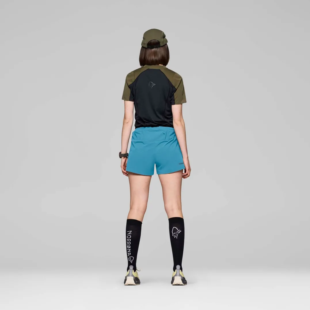 Norrøna Senja Flex1 4'' Shorts W'S Brittany Blue