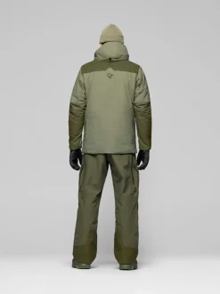 Norrøna Tamok Thermo80 Zip Hood M'S Olive Night/deep Lichen Green