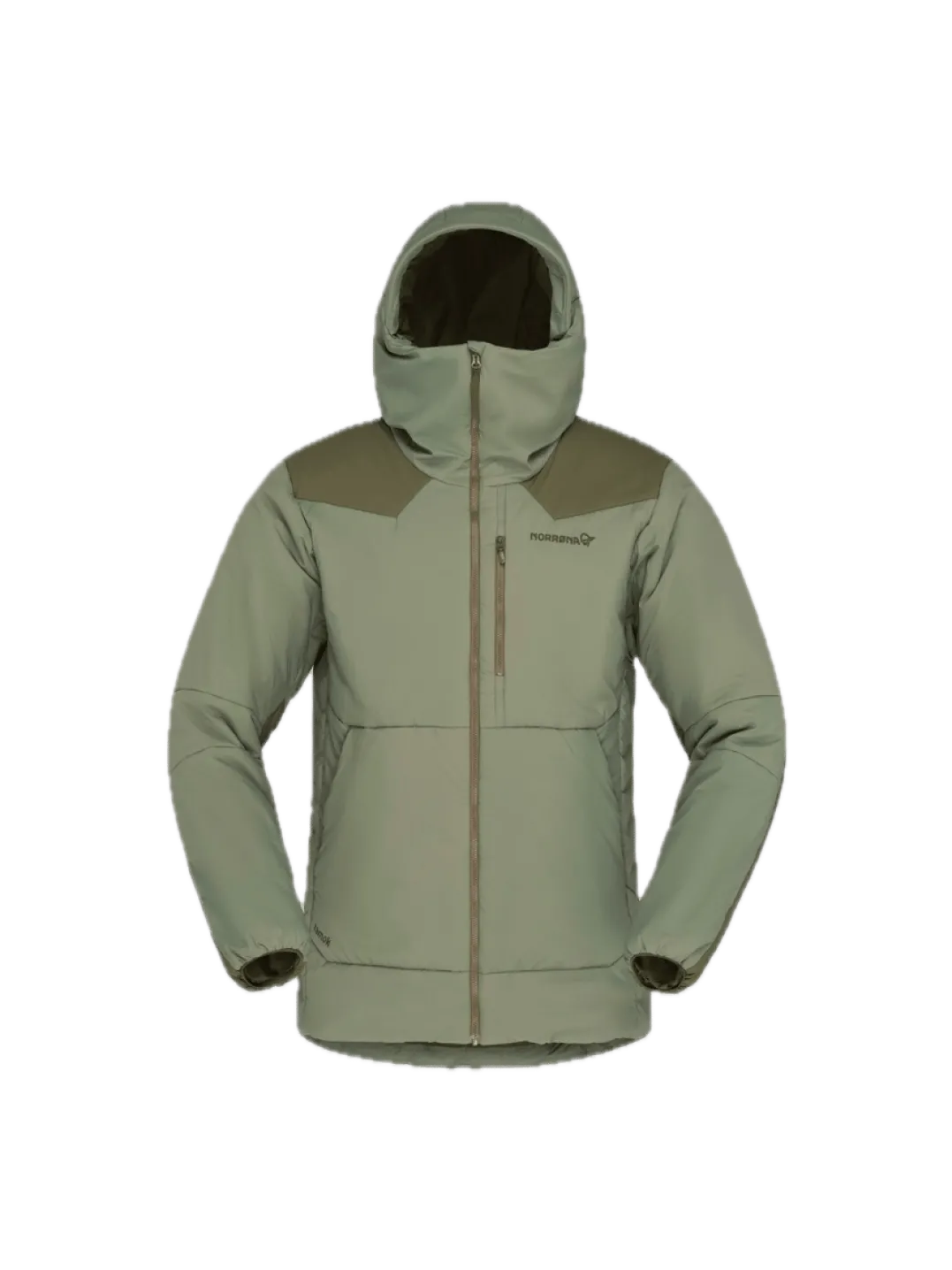 Norrøna Tamok Thermo80 Zip Hood M'S Olive Night/deep Lichen Green