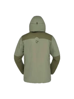 Norrøna Tamok Thermo80 Zip Hood M'S Olive Night/deep Lichen Green