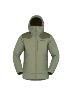 Norrøna Tamok Thermo80 Zip Hood M'S Olive Night/deep Lichen Green