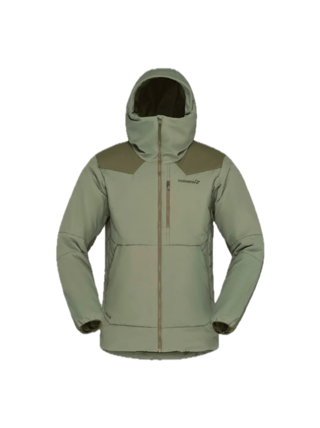 Norrøna Tamok Thermo80 Zip Hood M'S Olive Night/deep Lichen Green