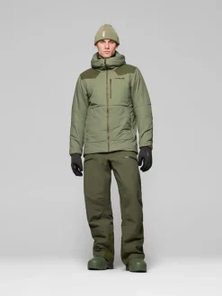 Norrøna Tamok Thermo80 Zip Hood M'S Olive Night/deep Lichen Green