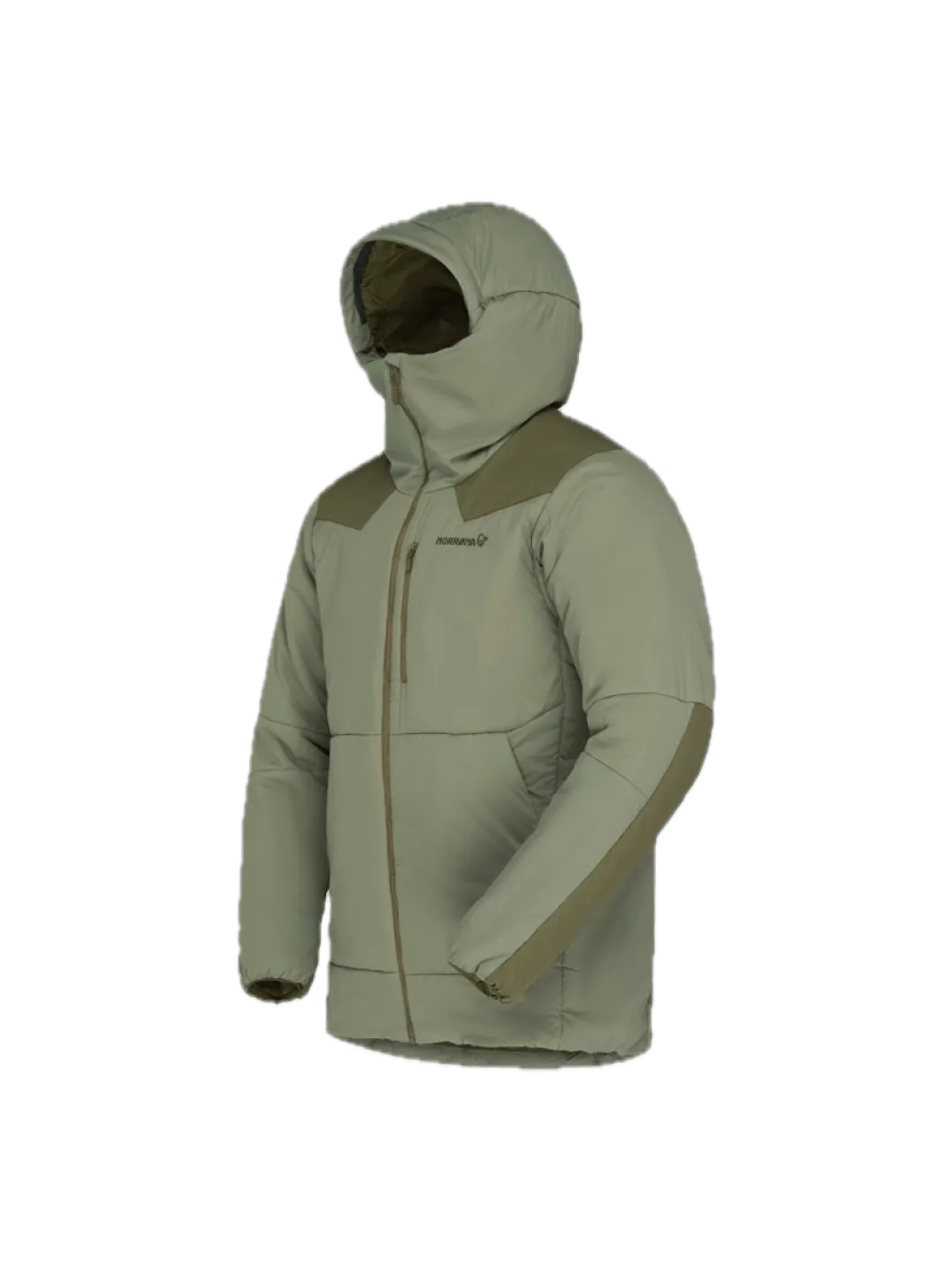 Norrøna Tamok Thermo80 Zip Hood M'S Olive Night/deep Lichen Green