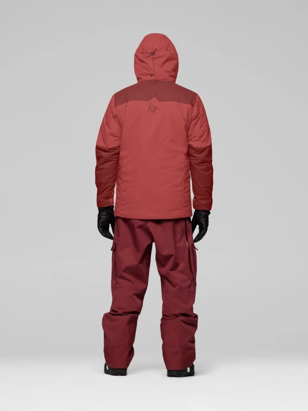Norrøna Tamok Thermo80 Zip Hood M'S Cowhide/port