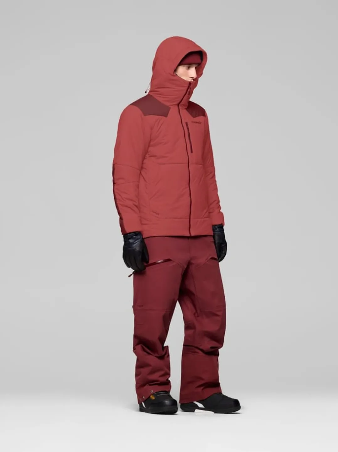 Norrøna Tamok Thermo80 Zip Hood M'S Cowhide/port