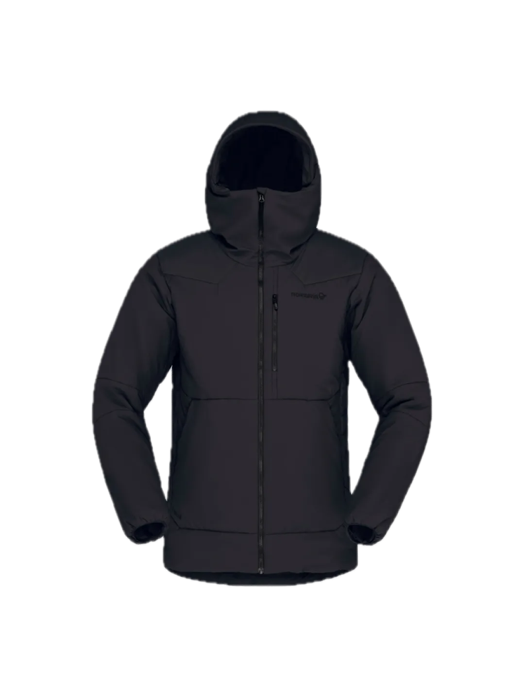 Norrøna Tamok Thermo80 Zip Hood M'S Caviar Black