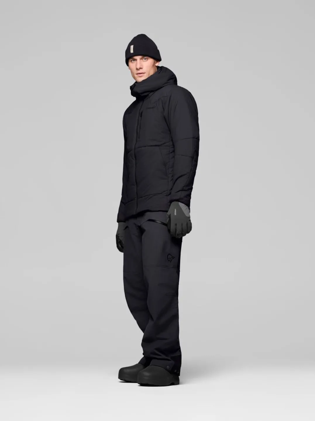 Norrøna Tamok Thermo80 Zip Hood M'S Caviar Black