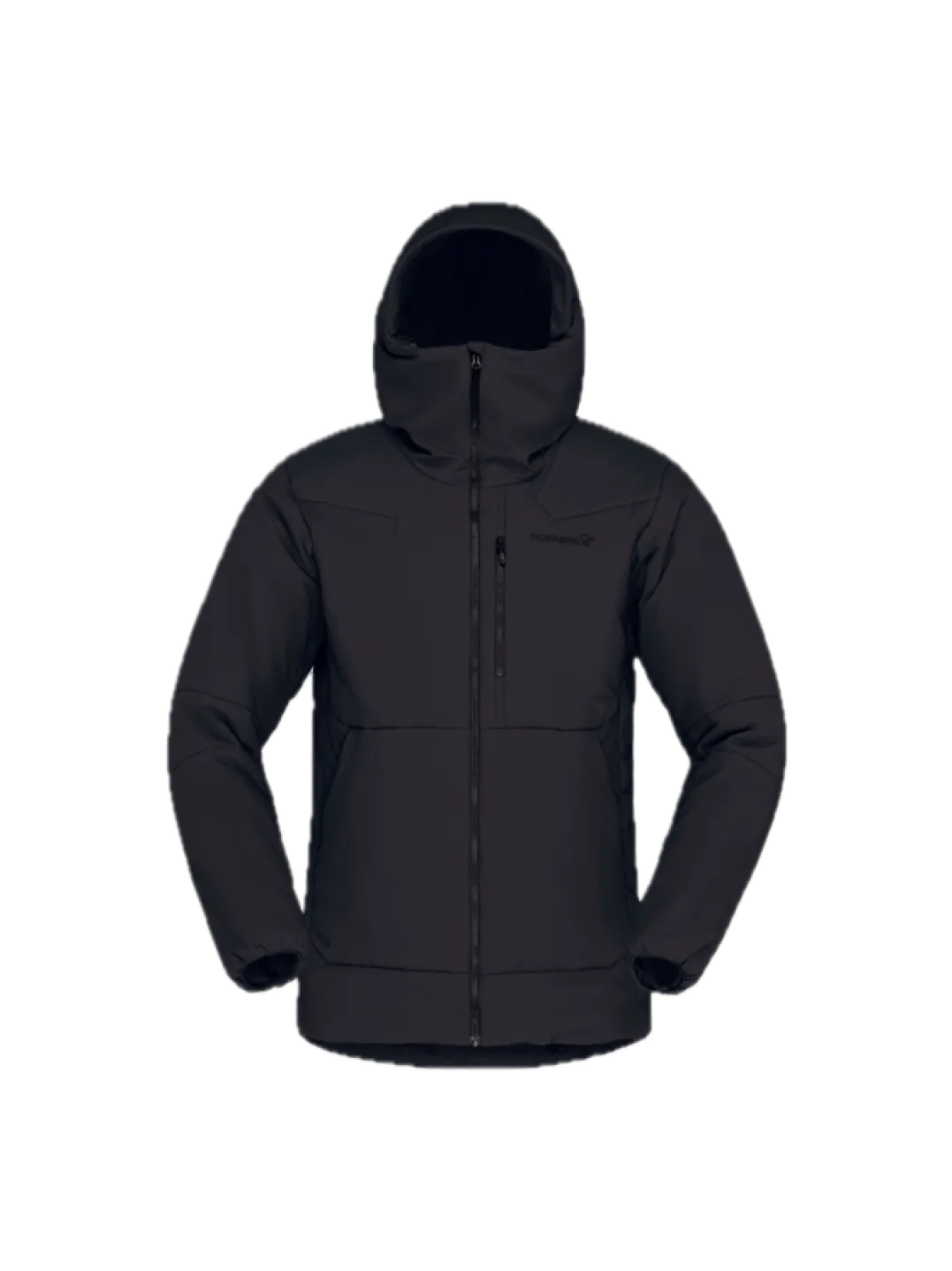 Norrøna Tamok Thermo80 Zip Hood M'S Caviar Black