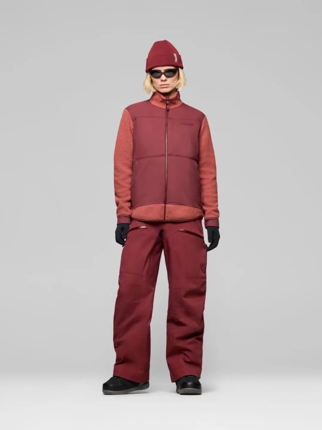 Norrøna Tamok Warm3 Jacket W'S Cowhide/port