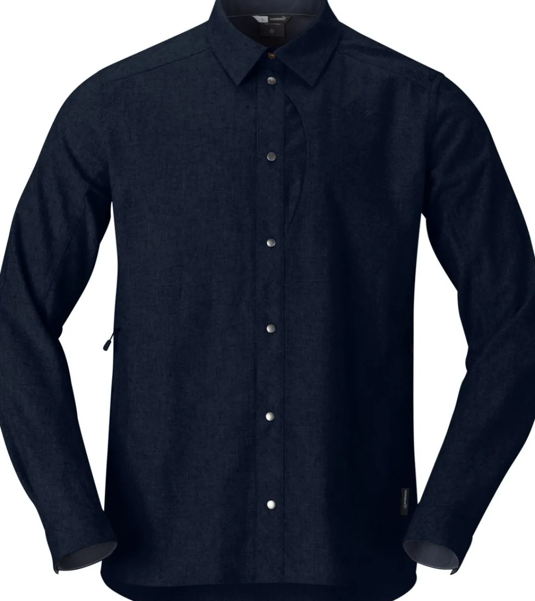Norrøna Tamok Wool Plain Shirt M'S Indigo Night Melange