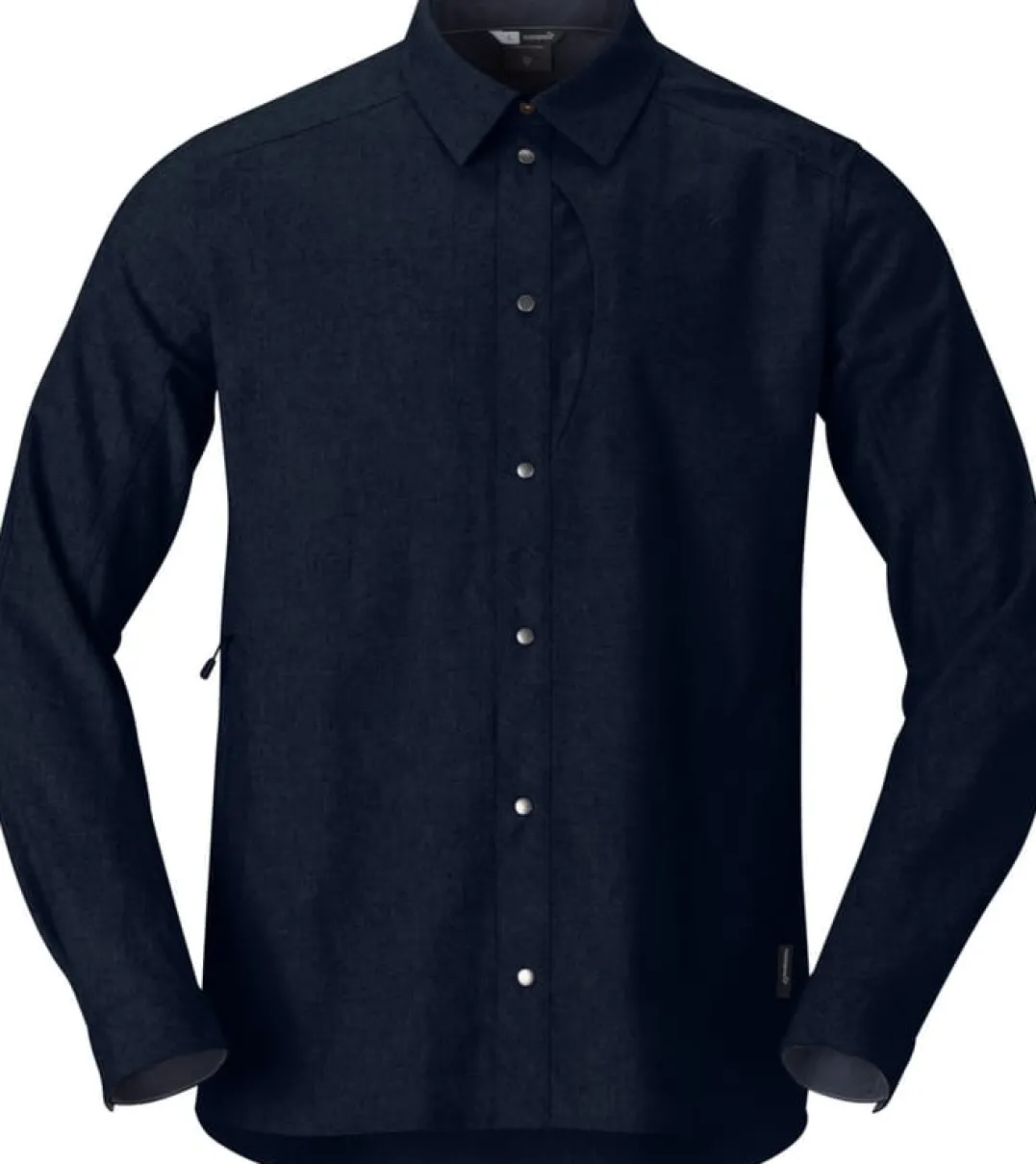 Norrøna Tamok Wool Plain Shirt M'S Indigo Night Melange