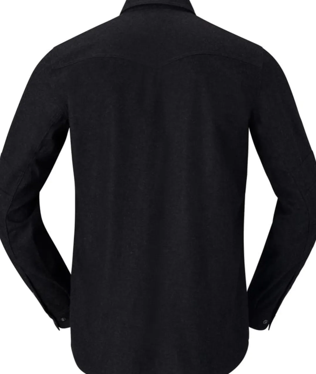 Norrøna Tamok Wool Plain Shirt M'S Caviar Melange