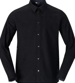 Norrøna Tamok Wool Plain Shirt M'S Caviar Melange