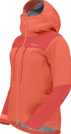 Norrøna Trollveggen Gore-Tex Pro Light Jacket W'S Deep Sea Coral/baked Apple
