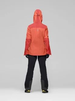 Norrøna Trollveggen Gore-Tex Pro Light Jacket W'S Deep Sea Coral/baked Apple