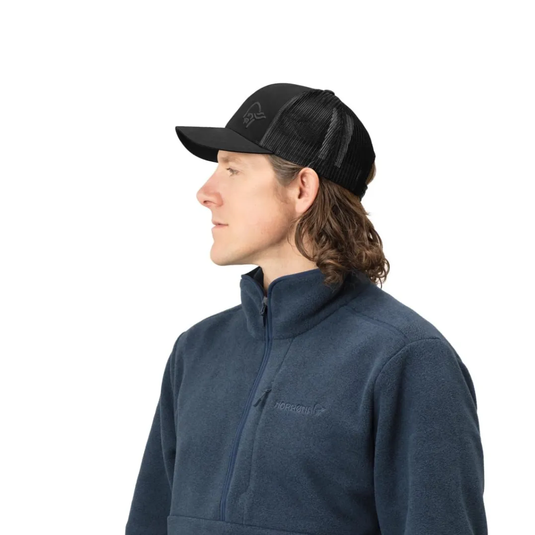 Norrøna /29 Trucker Mesh Snap Back Cap Caviar