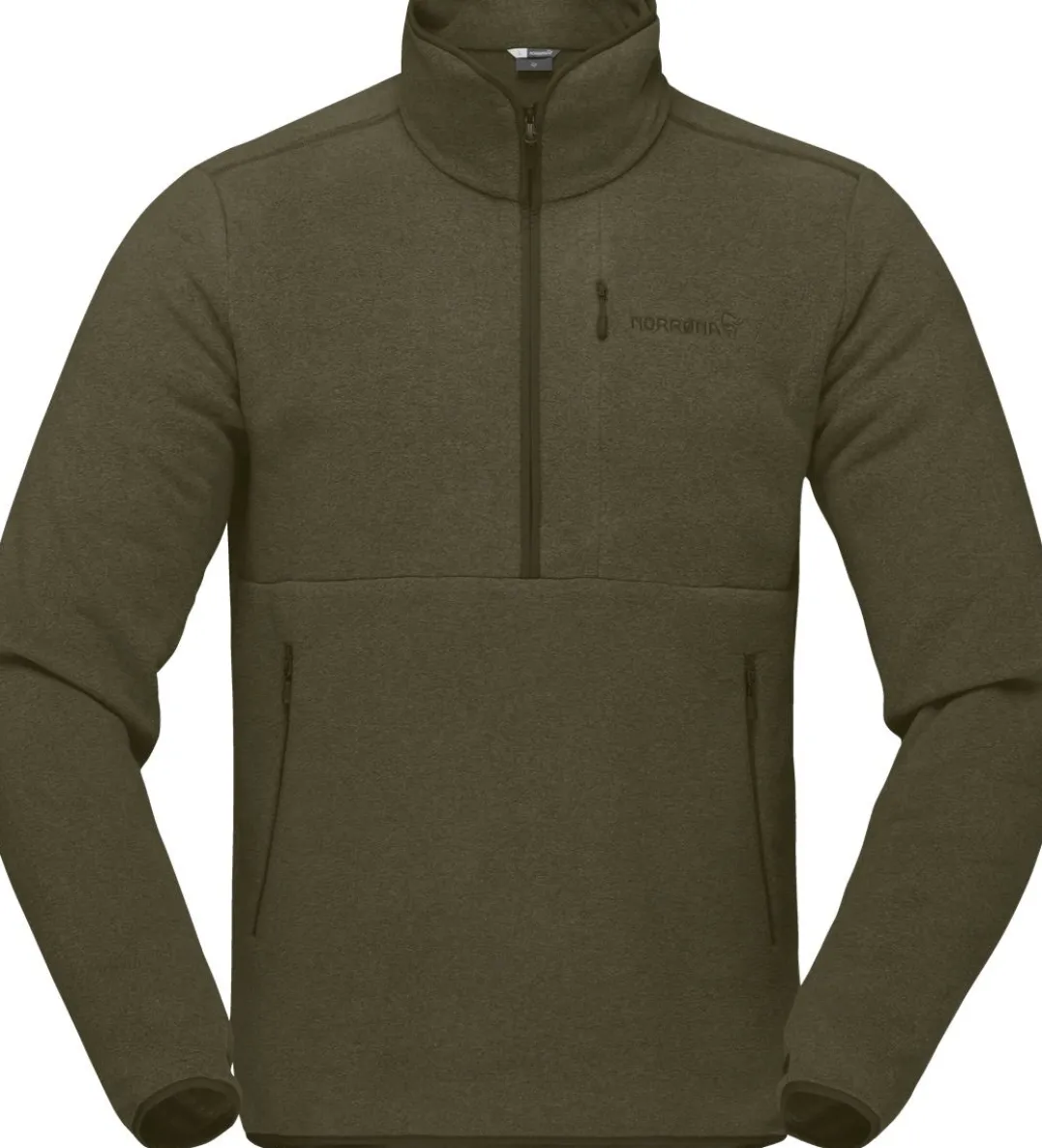 Norrøna Unisex' Femund Warm Halfzip Olive Night