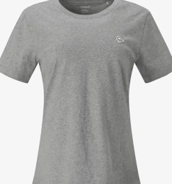 Norrøna Women's /29 Cotton Viking Patch T-shirt Grey Melange