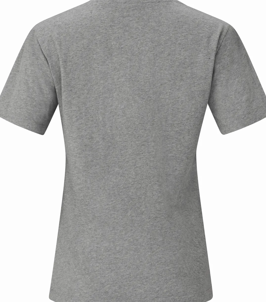 Norrøna Women's /29 Cotton Viking Patch T-shirt Grey Melange