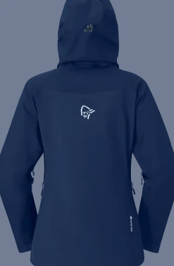Norrøna Women's Falketind GORE-TEX Jacket Indigo Night Blue