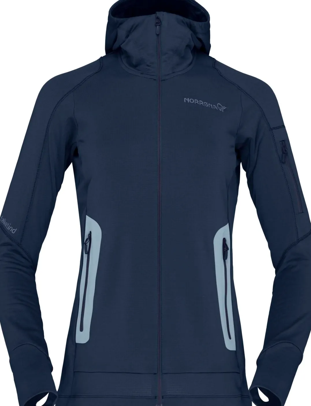 Norrøna Women's Falketind Power Grid Hood Indigo Night