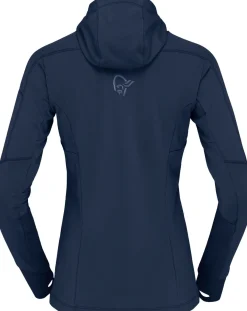 Norrøna Women's Falketind Power Grid Hood Indigo Night
