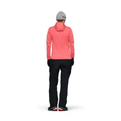 Norrøna Women's Falketind Warm Stretch Hood Calypso Coral/beluga