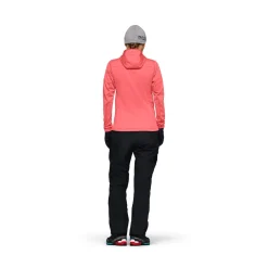 Norrøna Women's Falketind Warm Stretch Hood Calypso Coral/beluga