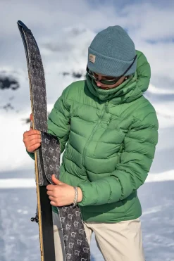 Norrøna Women's Femund Down700 Zip Hood Dark Ivy