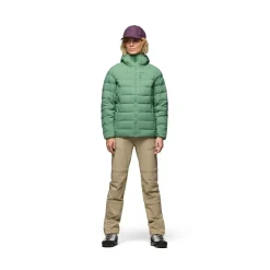 Norrøna Women's Femund Down700 Zip Hood Dark Ivy