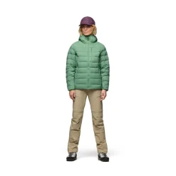Norrøna Women's Femund Down700 Zip Hood Dark Ivy