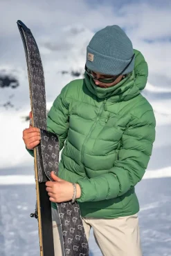 Norrøna Women's Femund Down700 Zip Hood Dark Ivy