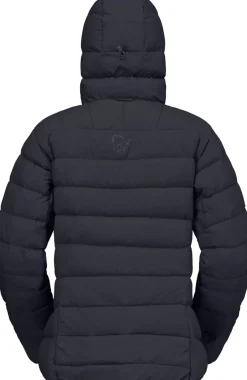 Norrøna Women's Femund Down700 Zip Hood Caviar Black