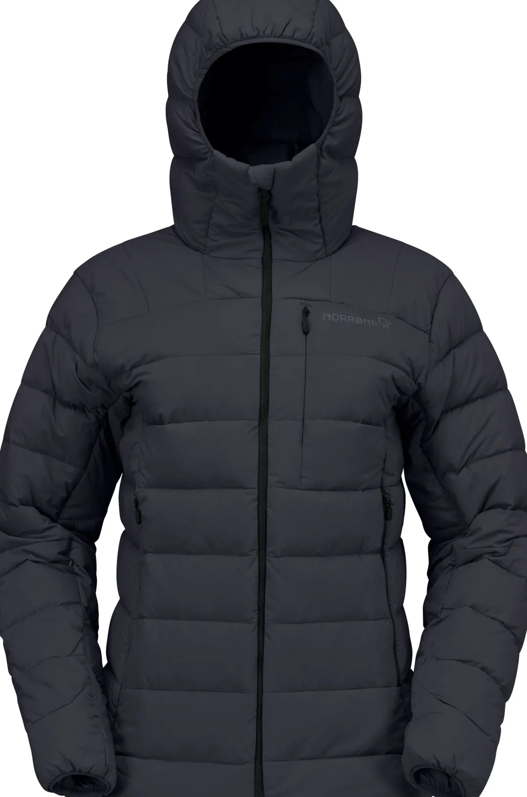 Norrøna Women's Femund Down700 Zip Hood Caviar Black