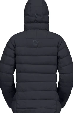 Norrøna Women's Femund Down700 Zip Hood Caviar Black
