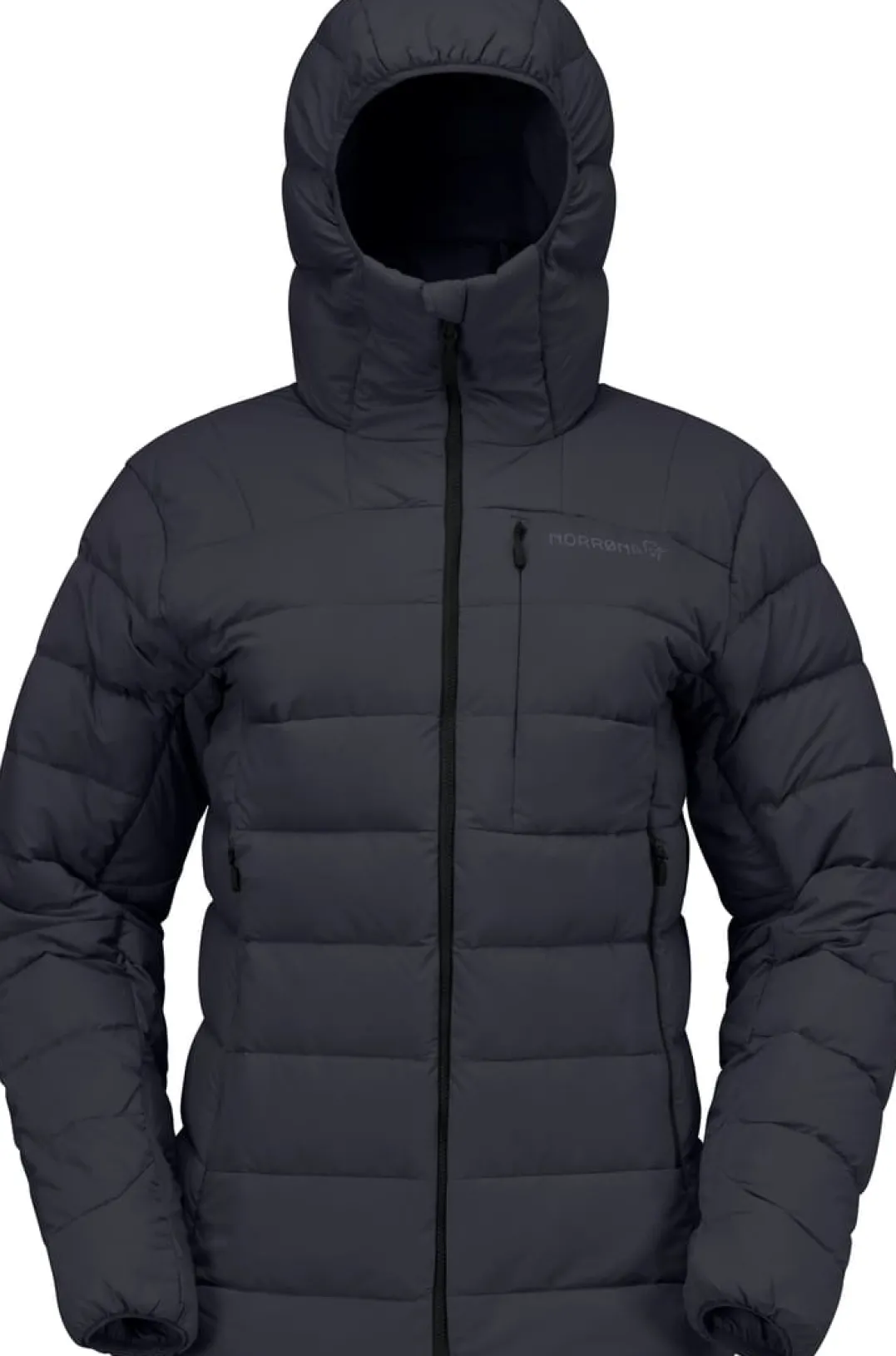 Norrøna Women's Femund Down700 Zip Hood Caviar Black