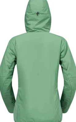 Norrøna Womens' Femund Thermo60 Zip Hood Dark Ivy