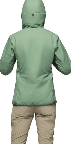 Norrøna Womens' Femund Thermo60 Zip Hood Dark Ivy
