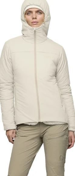Norrøna Womens' Femund Thermo60 Zip Hood Oatmeal