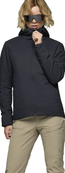 Norrøna Womens' Femund Thermo60 Zip Hood Caviar Black