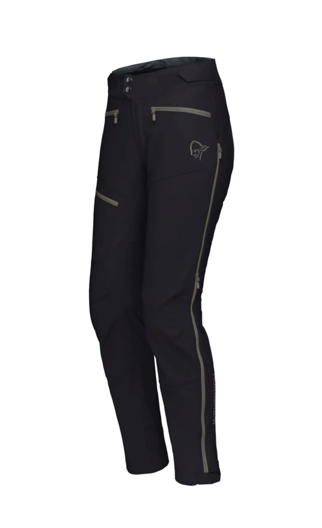 Norrøna Women's Fjørå Flex1 Pants Caviar/Castor Grey