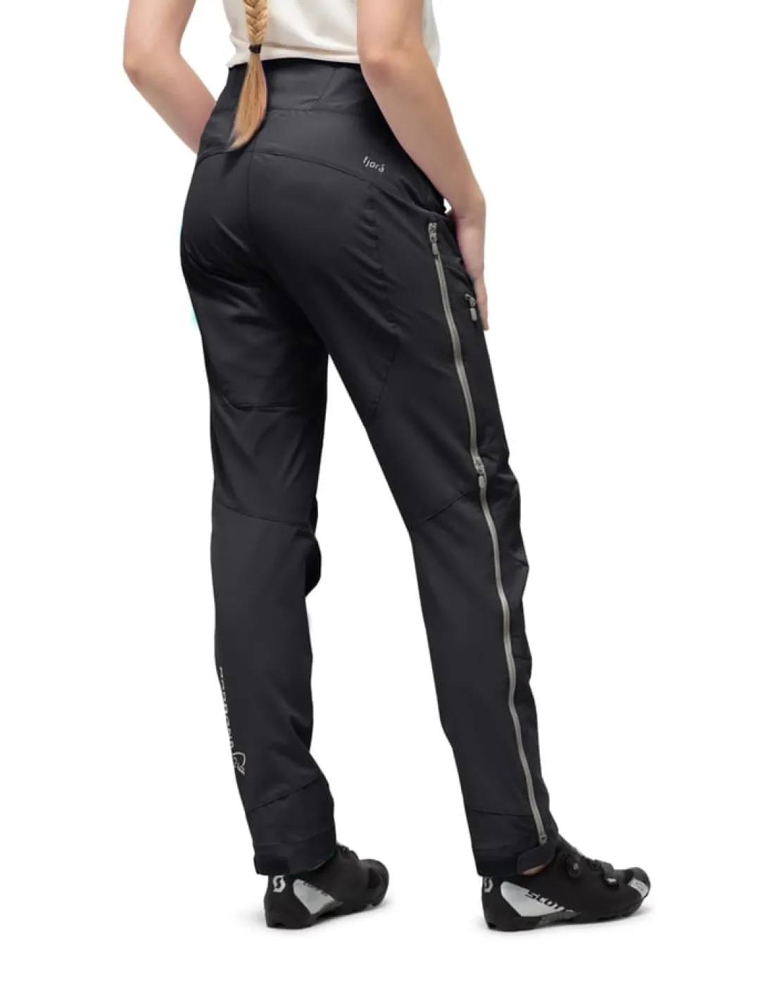 Norrøna Women's Fjørå Flex1 Pants Caviar/Castor Grey